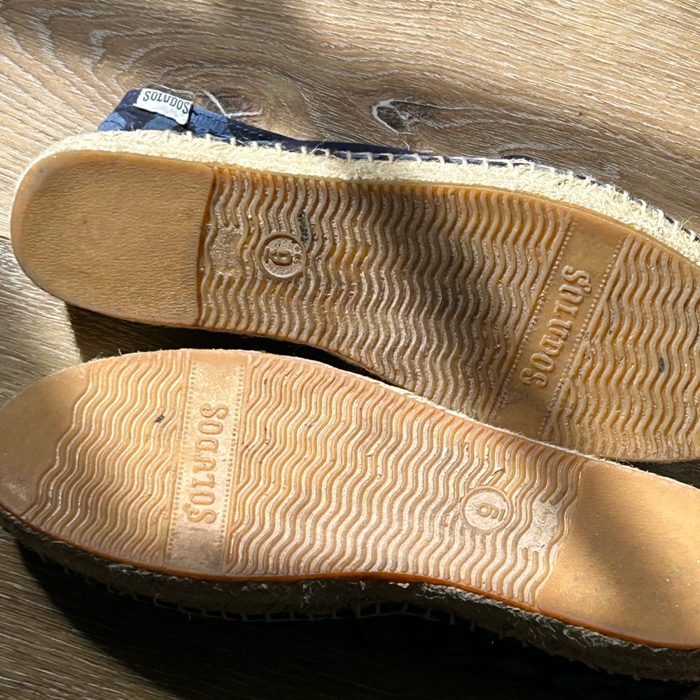 Soludo Wren X  Batik Espadrille Flat for Anthology Size 9 - Picture 2 of 4
